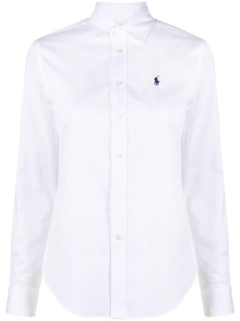 logo-embroidered shirt by POLO RALPH LAUREN