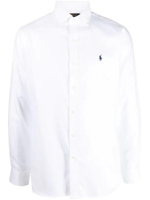 logo-embroidered shirt by POLO RALPH LAUREN