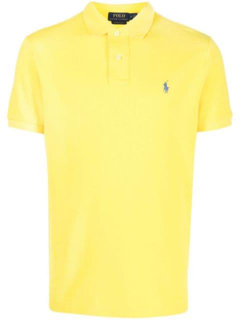 logo-embroidered short-sleeved polo shirt by POLO RALPH LAUREN