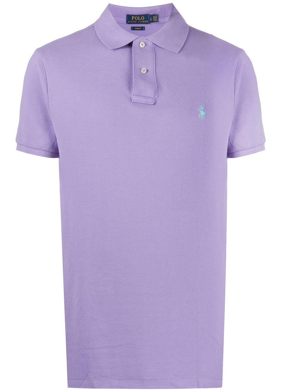 logo embroidered shortsleeved polo shirt by POLO RALPH LAUREN