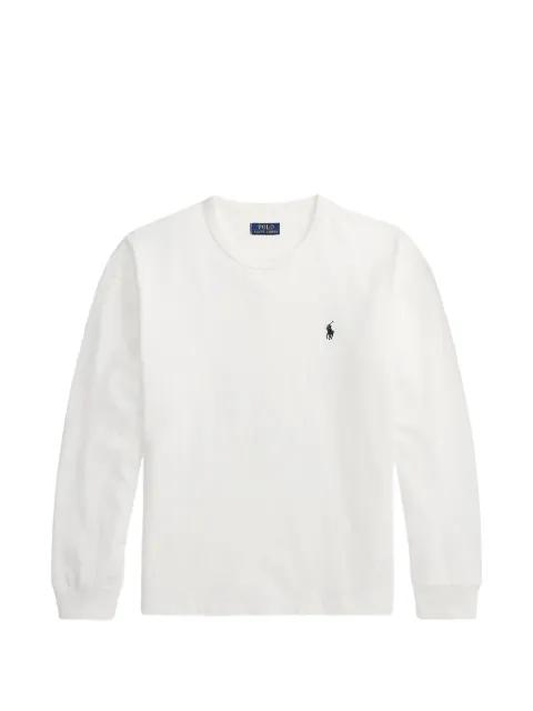 logo-embroidered sweatshirt by POLO RALPH LAUREN