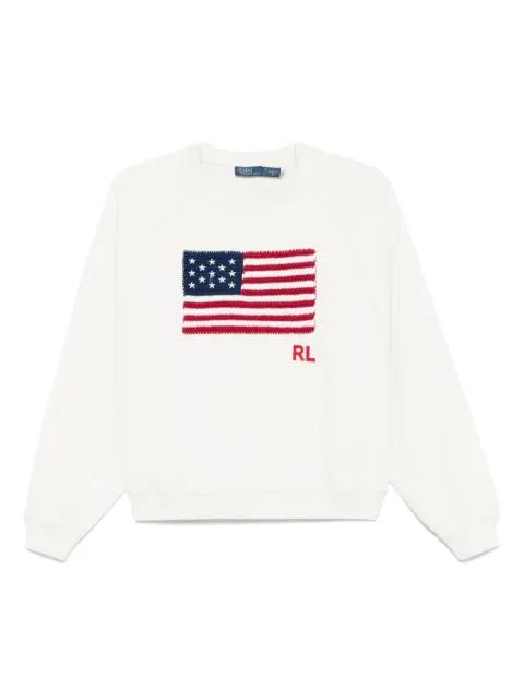 logo-embroidered sweatshirt by POLO RALPH LAUREN