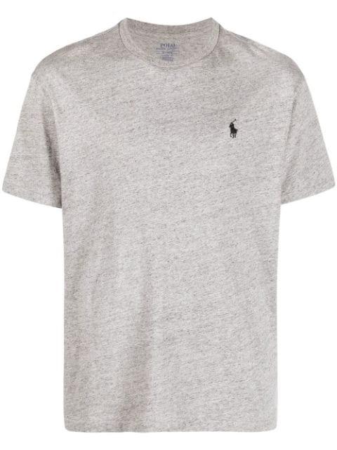 logo-embroidery cotton T-shirt by POLO RALPH LAUREN