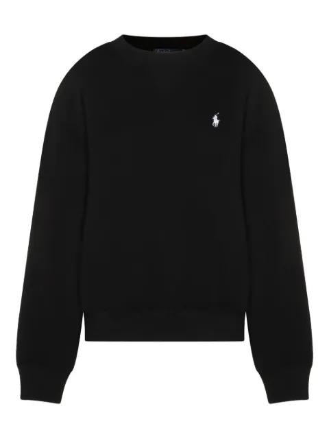 logo-embroidery crew-neck sweater by POLO RALPH LAUREN