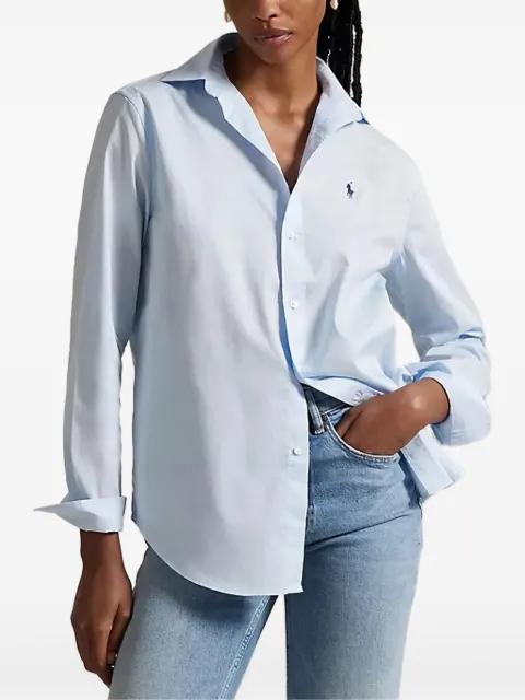 logo-embroidery long-sleeve shirt by POLO RALPH LAUREN