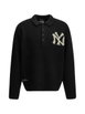 logo-intarsia buttoned-collar sweater by POLO RALPH LAUREN logo-intarsia buttoned-collar sweater by POLO RALPH LAUREN