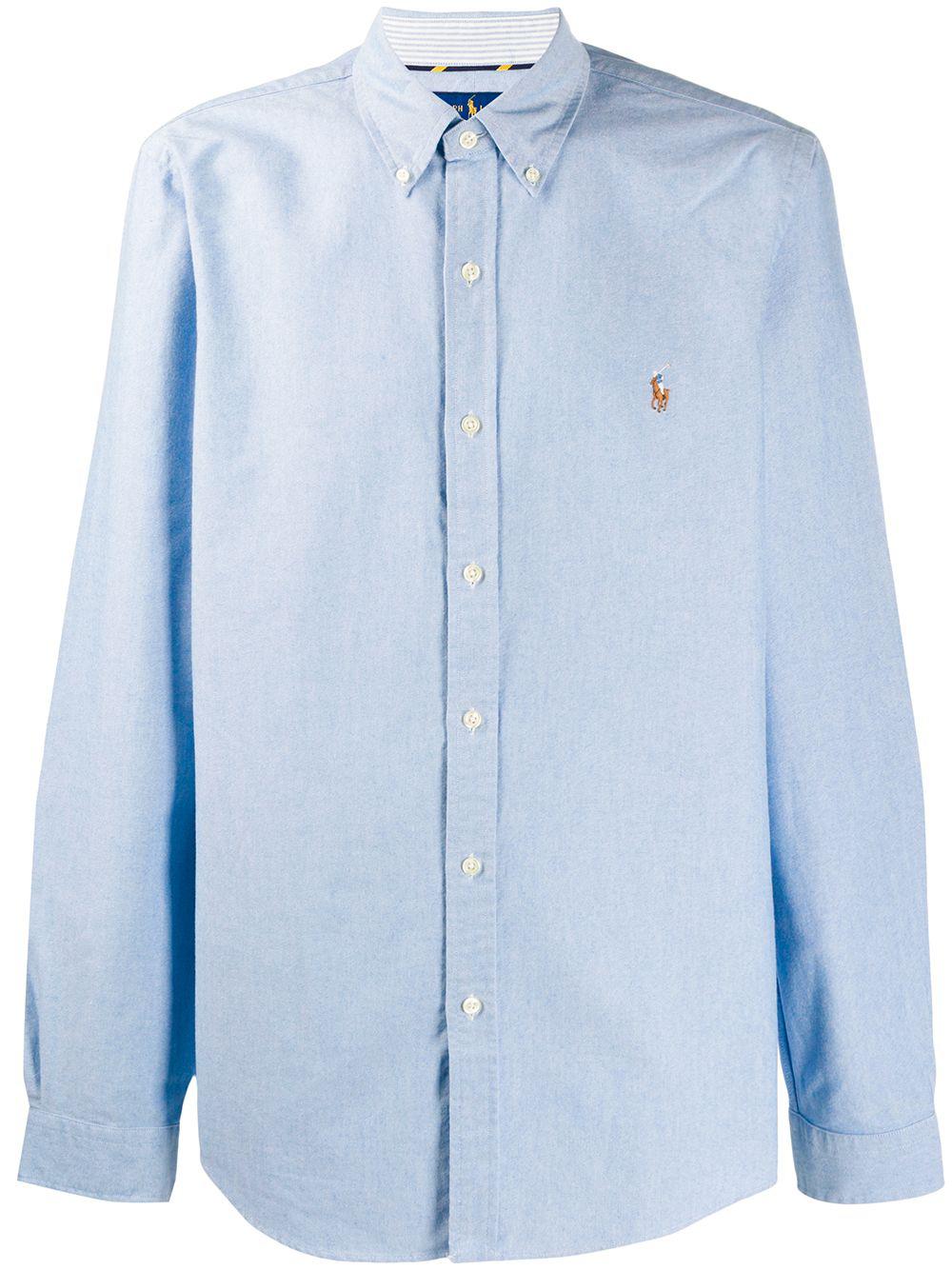 logo long-sleeve shirt by POLO RALPH LAUREN