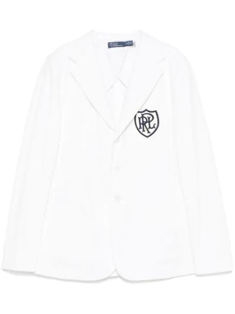logo-patch blazer by POLO RALPH LAUREN