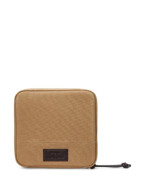 logo-patch clutch bag by POLO RALPH LAUREN