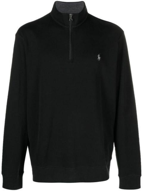 logo patch half-zip pullover by POLO RALPH LAUREN