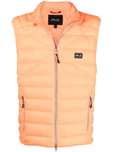 logo-patch padded gilet by POLO RALPH LAUREN
