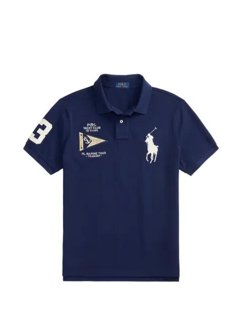 logo-patch polo shirt by POLO RALPH LAUREN