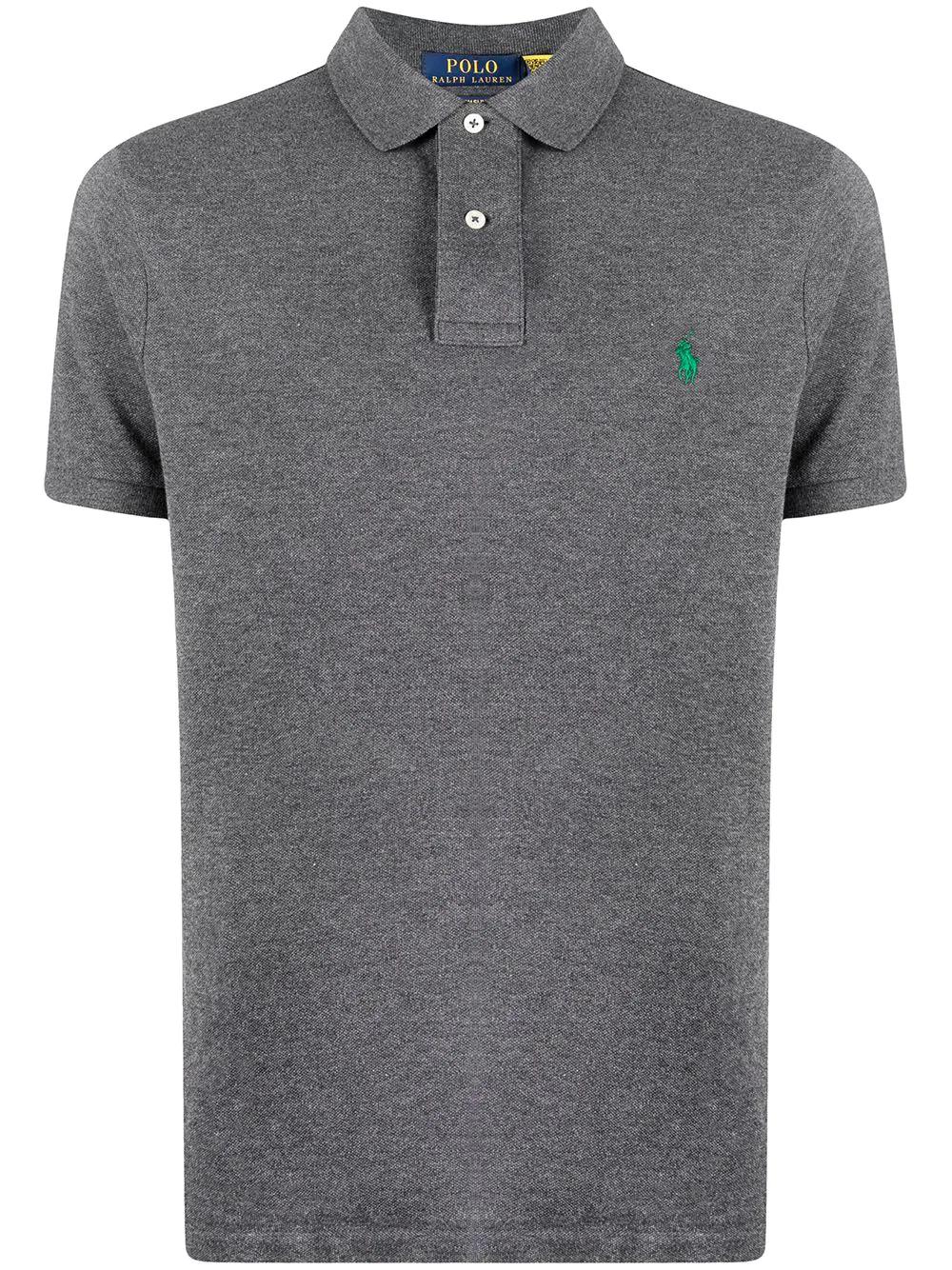logo-patch short-sleeved polo shirt by POLO RALPH LAUREN