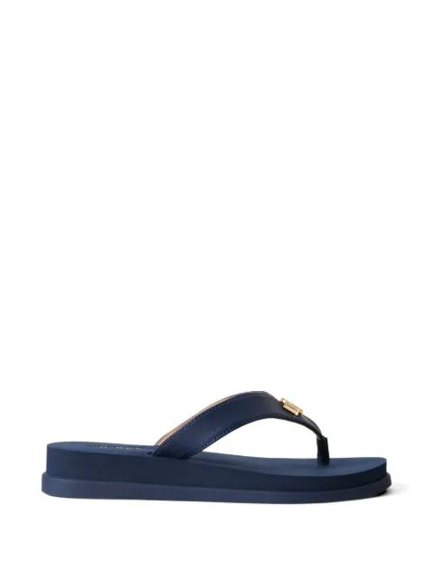 logo plaque sandals by POLO RALPH LAUREN