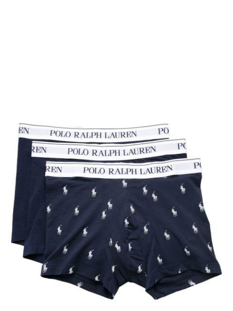 logo-print boxer (set of three) by POLO RALPH LAUREN