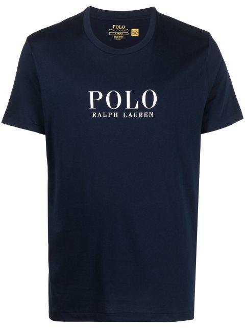 logo-print cotton T-shirt by POLO RALPH LAUREN