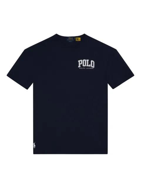 logo-print cotton T-shirt by POLO RALPH LAUREN