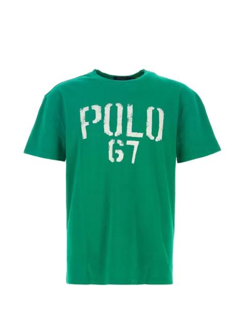 logo-print cotton t-shirt by POLO RALPH LAUREN