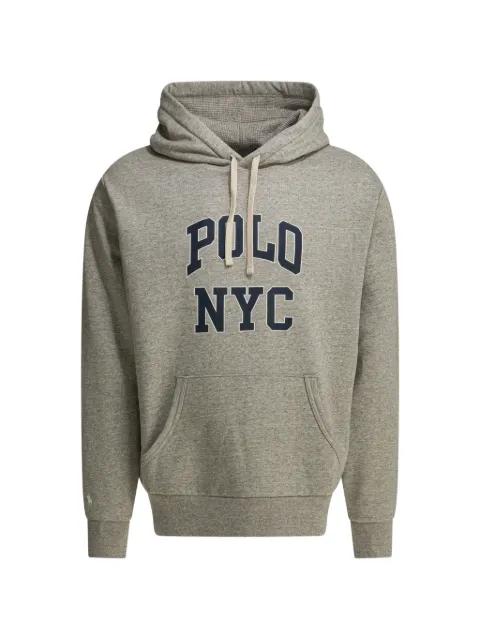 logo-print hoodie by POLO RALPH LAUREN