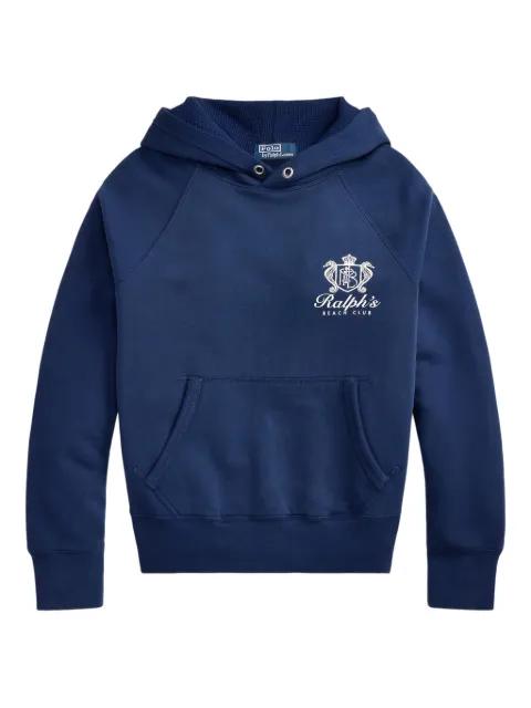 logo-print hoodie by POLO RALPH LAUREN