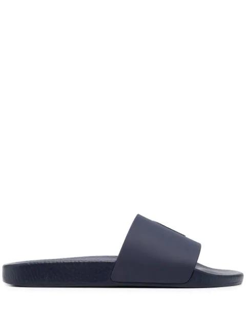 logo-print slides by POLO RALPH LAUREN