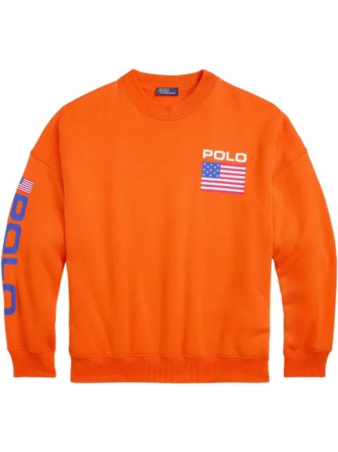 logo-print sweatshirt by POLO RALPH LAUREN