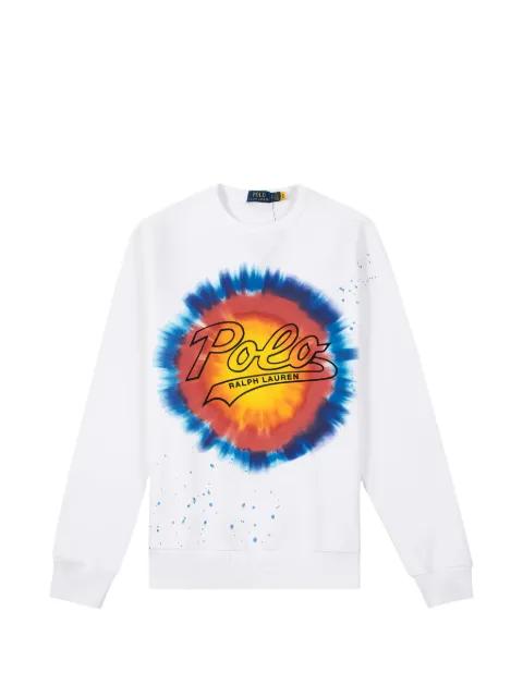 logo tie-dye sweatshirt by POLO RALPH LAUREN