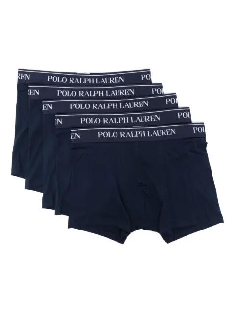 logo-waistband boxers (pack of five) by POLO RALPH LAUREN