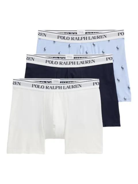 logo-waistband boxers (pack of three) by POLO RALPH LAUREN