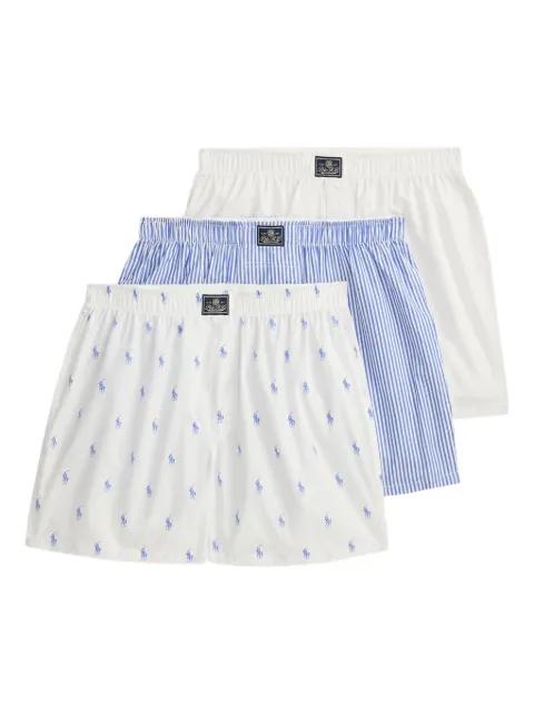 logo-waistband boxers (pack of three) by POLO RALPH LAUREN