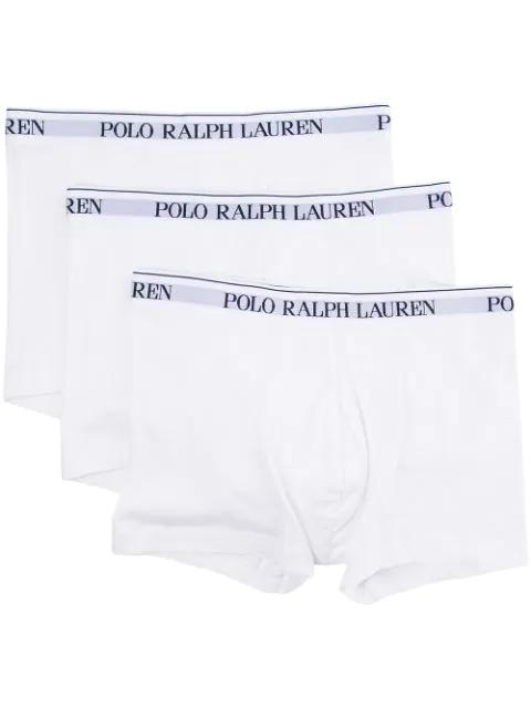 logo-waistband boxers (pack of three) by POLO RALPH LAUREN