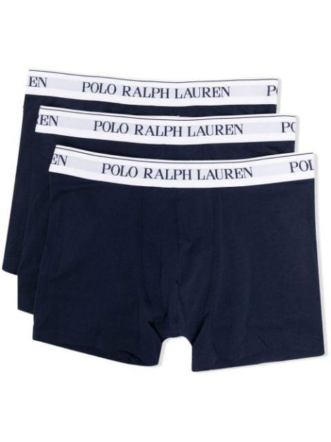 logo-waistband boxers set of 3 by POLO RALPH LAUREN