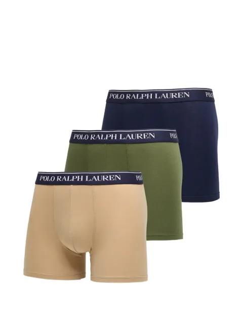 logo-waistband boxers (set of three) by POLO RALPH LAUREN