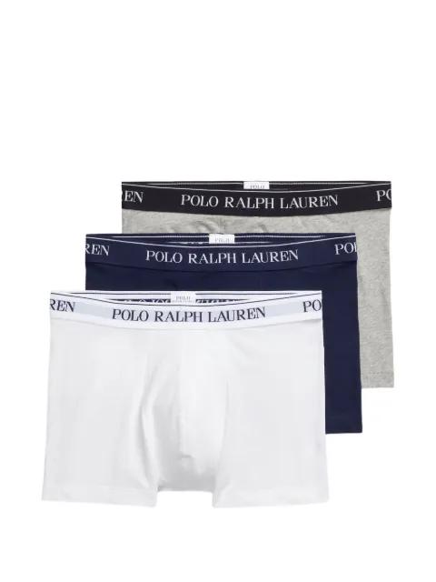logo-waistband boxers (set of three) by POLO RALPH LAUREN
