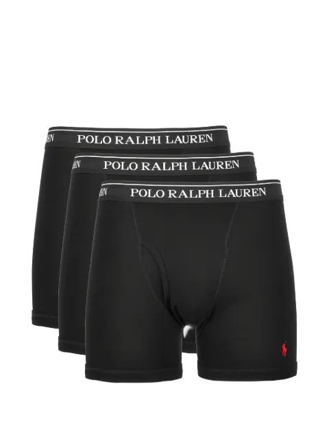 logo-waistband boxers (set of three) by POLO RALPH LAUREN