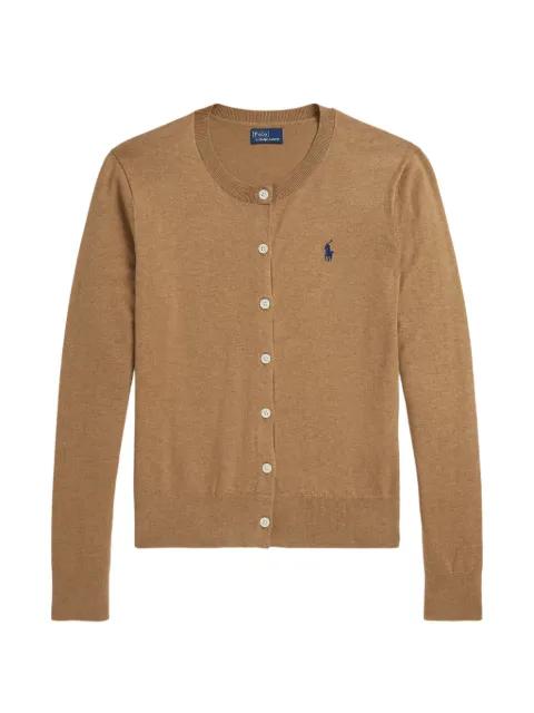 long-sleeve buttoned cardigan by POLO RALPH LAUREN