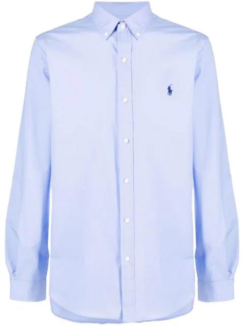 long-sleeve buttoned collar shirt by POLO RALPH LAUREN
