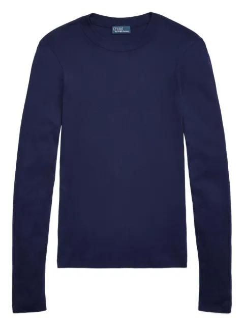 long-sleeve fitted top by POLO RALPH LAUREN