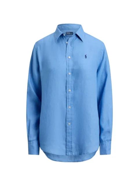 long-sleeve linen shirt by POLO RALPH LAUREN