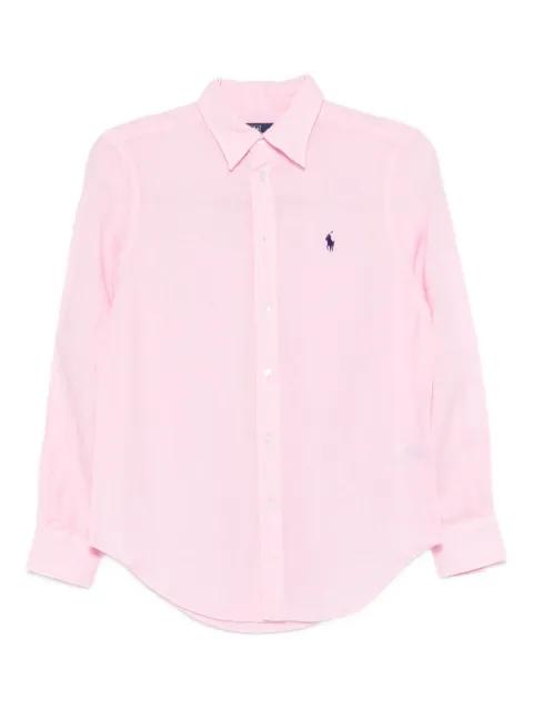 long-sleeve linen shirt by POLO RALPH LAUREN