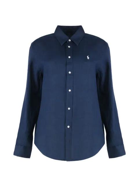 long-sleeve linen shirt by POLO RALPH LAUREN