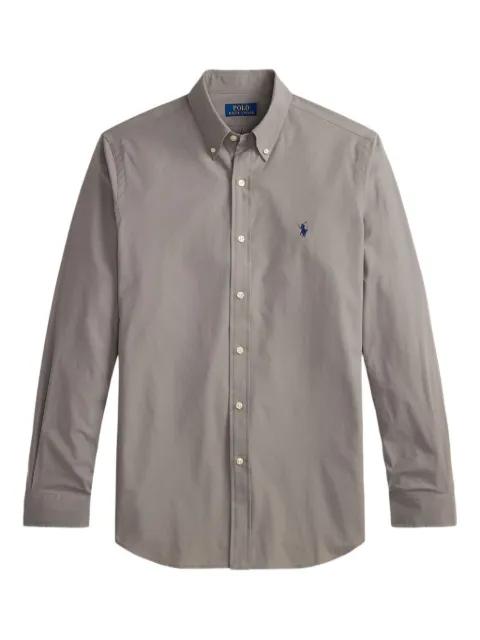 long-sleeve poplin shirt by POLO RALPH LAUREN