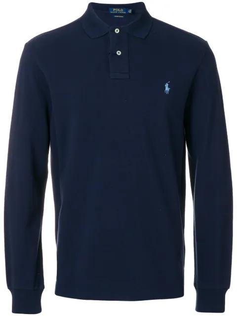 longsleeved polo shirt by POLO RALPH LAUREN