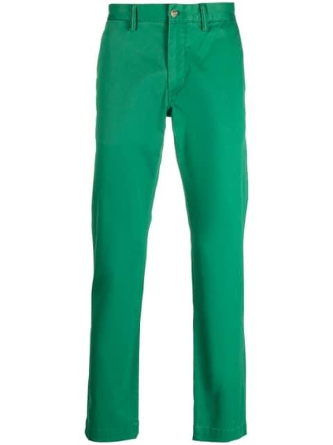 mid-rise chino trousers by POLO RALPH LAUREN