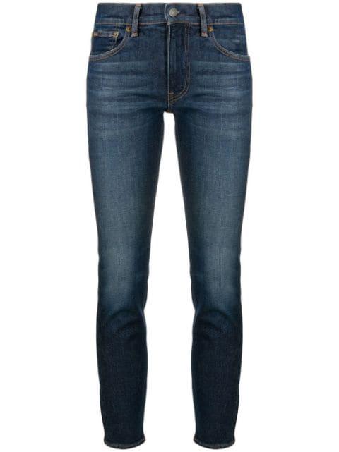 mid-rise cropped jeans by POLO RALPH LAUREN