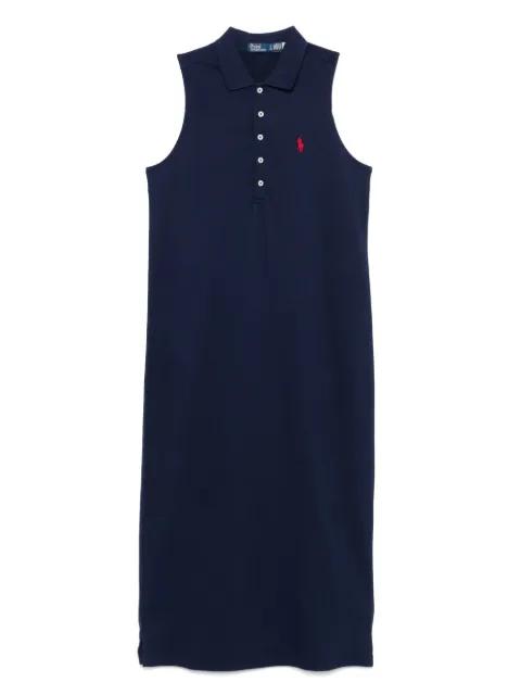 midi Polo Pony-embroidered dress by POLO RALPH LAUREN