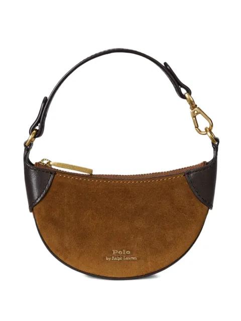 mini ID suede shoulder bag by POLO RALPH LAUREN