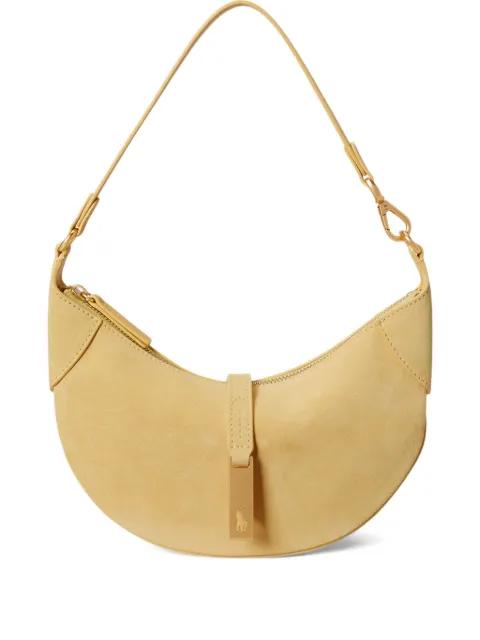 mini Polo ID suede shoulder bag by POLO RALPH LAUREN