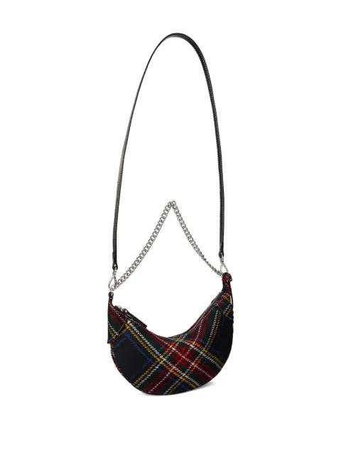 mini Polo ID tartan chain crossbody bag by POLO RALPH LAUREN