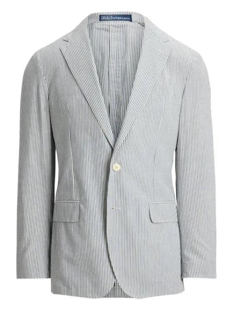 notched-lapel striped blazer by POLO RALPH LAUREN